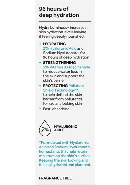 Hydraluminous+ 2% Hyaluronic Acid Yüz Serumu 30ML fırsatları