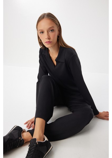 Rahat Esnek Modal Alt-Üst Takım LBY0008 Siyah fiyatları