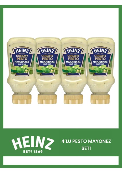 4 Adet Creamy Pesto MAYONEZ(4X225=900GR)