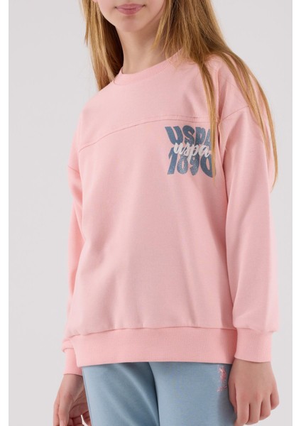 US2317 - Açık Pembe - U.s. Polo Assn Kız Ikili Takım fırsatları