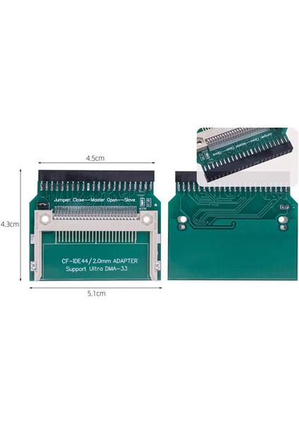 Cf Ide 2.5 Inç HDD Konektörü Cf Ide Kompakt Flash Bellek Kartı Adaptörü modelleri