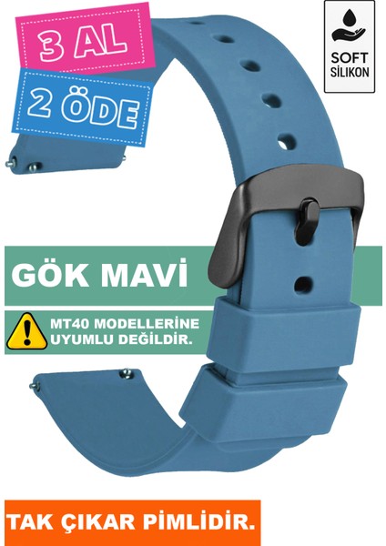 Tcl Mt42 Mt42x Mt43 Mt46-Slazenger Akıllı Çocuk Saatleriyle Uyumlu Silikon Saat Kordonu Kayışı A71SYH
