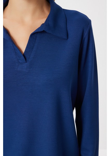 Rahat Esnek Modal Alt-Üst Takım LBY0008 Lacivert modelleri