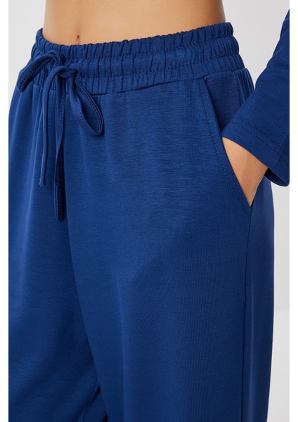 Rahat Esnek Modal Alt-Üst Takım LBY0008 Lacivert indirimleri