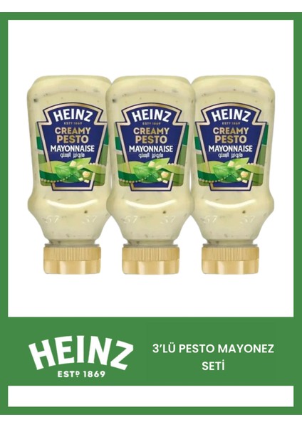 3 Adet Creamy PESTO(3X225=675GR)