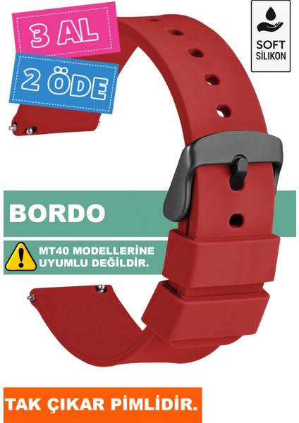 Tcl Mt42 Mt42x Mt43 Mt46-Slazenger Akıllı Çocuk Saatleriyle Uyumlu Silikon Saat Kordonu Kayışı
