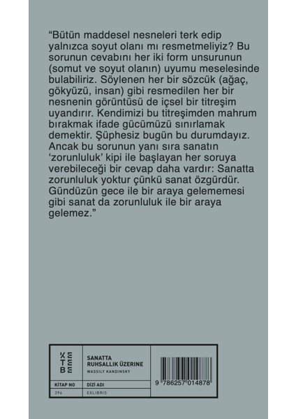 Sanatta Ruhsallık Üzerine - Wassily Kandinsky fiyatları