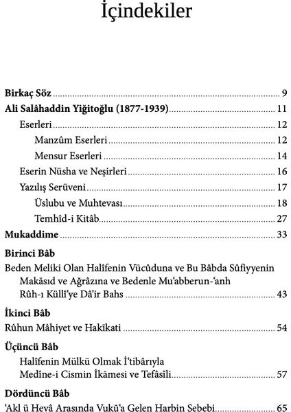 Tedbîrât-I İlâhiyye - Muhyidd İbnü’L Arabi modelleri
