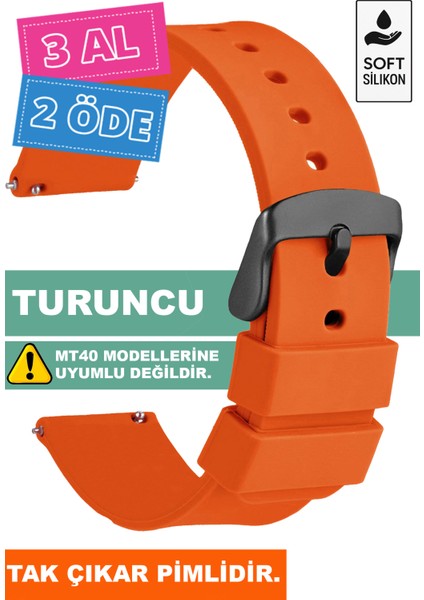 Tcl Mt42 Mt42x Mt43 Mt46-Slazenger Akıllı Çocuk Saatleriyle Uyumlu Silikon Saat Kordonu Kayışı