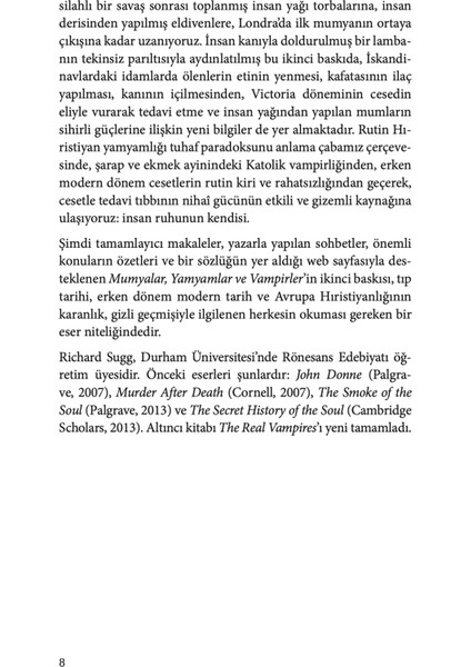 Mumyalar, Yamyamlar ve Vampirler - Richard Sugg indirimleri