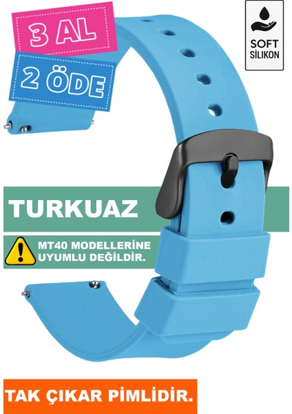 Tcl Mt42 Mt42x Mt43 Mt46-Slazenger Akıllı Çocuk Saatleriyle Uyumlu Silikon Saat Kordonu Kayışı A71SYH