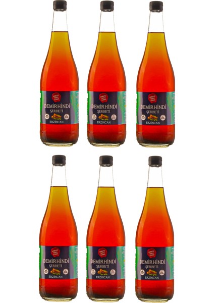 Şerbetçi Ismail Efendi Demirhindi Şerbeti 1l x 6 Şişe