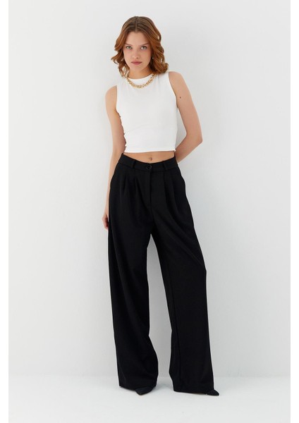 Palazzo Pantolon Sıyah