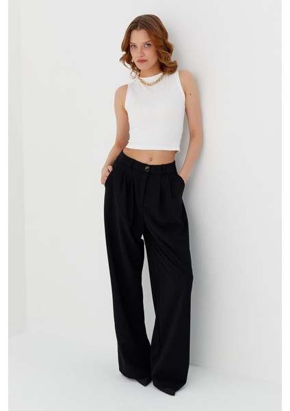 Palazzo Pantolon Sıyah fiyatları