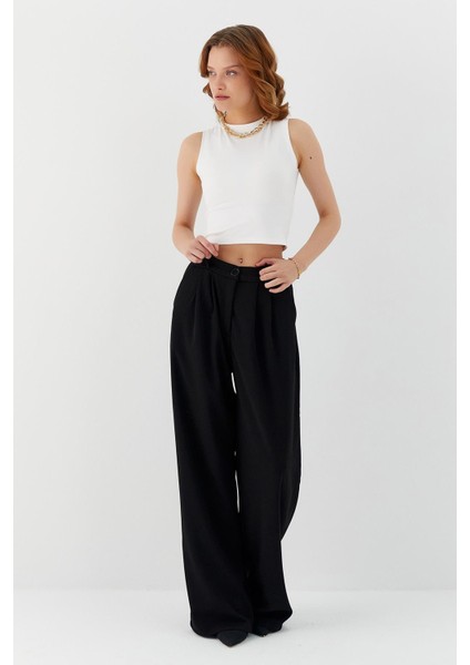 Palazzo Pantolon Sıyah modelleri