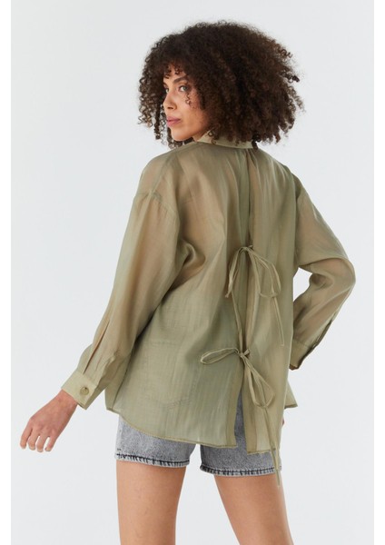 Sırt Bağlamalı Gömlek Cagla indirimleri