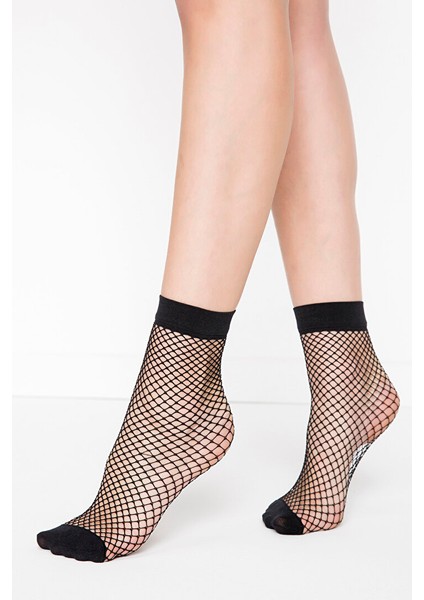 Siyah Klasik File Soket Çorap-Pentilicious fiyatları