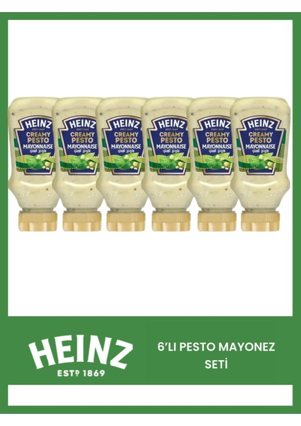 6 Adet Creamy Pesto MAYONEZ(6X225=1350GR)