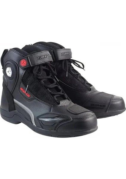 MT015 Yazlık Kısa Racing Motosiklet Botu – Italyan Tarzı, Maksimum Koruma