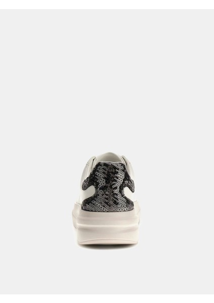ELBINA10 Kadın Beyaz/gümüş Deri Sneaker FLFE10ELE12-WHISI fırsatları