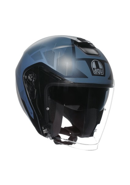 Yarım Irıdes Trıeste Matt Blue Grey Kask fiyatları