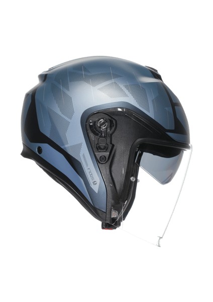 Yarım Irıdes Trıeste Matt Blue Grey Kask modelleri