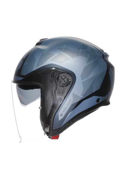 Yarım Irıdes Trıeste Matt Blue Grey Kask fırsatları