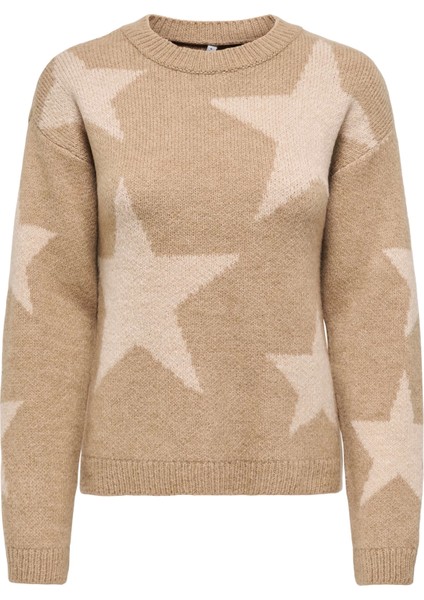 15354026 0 Yaka Kadin Triko - Sutlu Kahve indirimleri