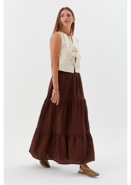 Müslin Etek Kahve modelleri