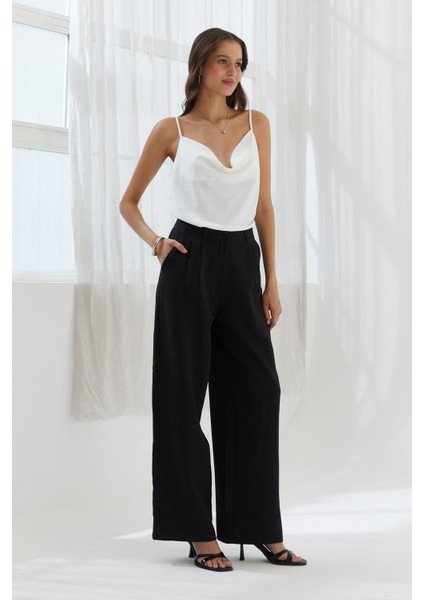 Palazzo Pantolon Sıyah modelleri