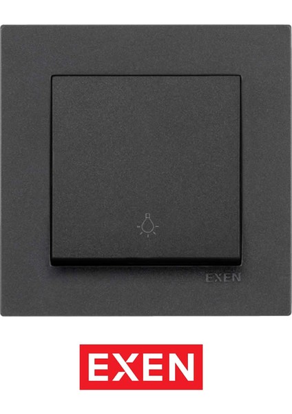Karell Antrasit Işık Anahtarı Light Anahtarı (Exen 290-001302-205)