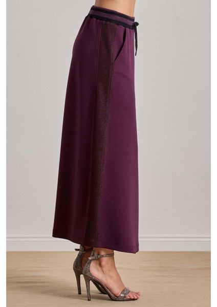 Yandan Cepli Bordo Örme Etek fırsatları