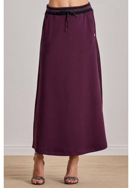 Yandan Cepli Bordo Örme Etek indirimleri