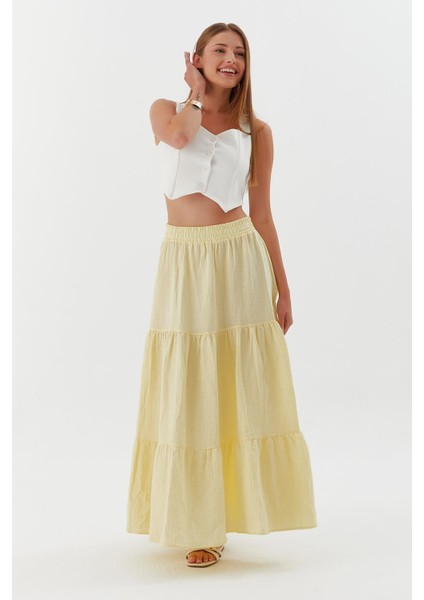 Müslin Etek Sarı
