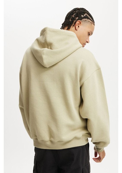 Bej Kapüşonlu Kanguru Cep Erkek Sweatshirt E7169 fiyatları