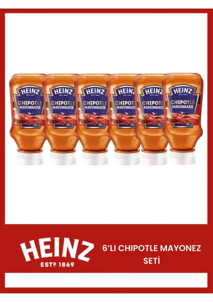 6 Adet Chipotle Acılı MAYONEZ(6X225= 1350GR)