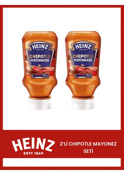2 Adet Chipotle Acılı MAYONEZ(2X225= 450GR)