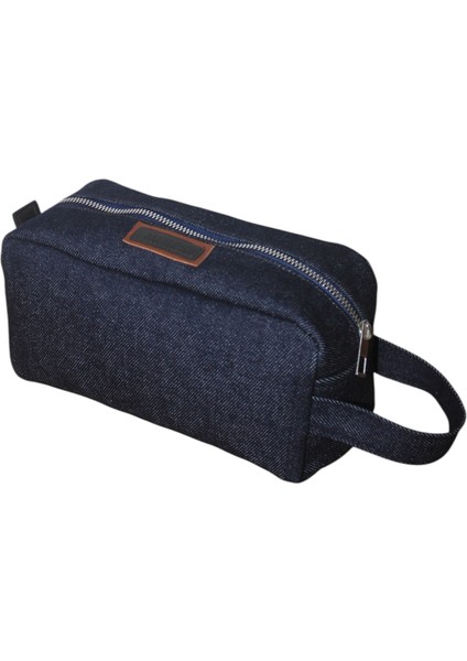 Denim Kumaş Erkek Kişisel Bakım,Seyahat ve El Çantası Elçnterkdnmlcvrtm1