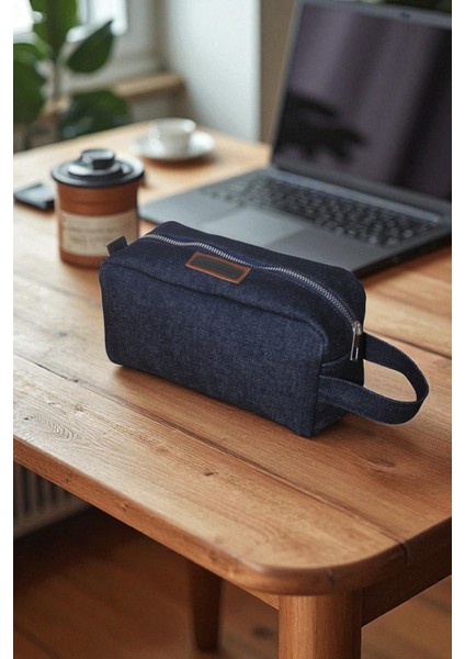 Denim Kumaş Erkek Kişisel Bakım,Seyahat ve El Çantası Elçnterkdnmlcvrtm1 indirimleri