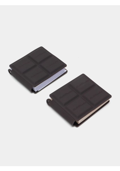 2'li Mini Kare Çikolata Figürlü Kokulu Not Defteri Zincirli Anahtarlık modelleri