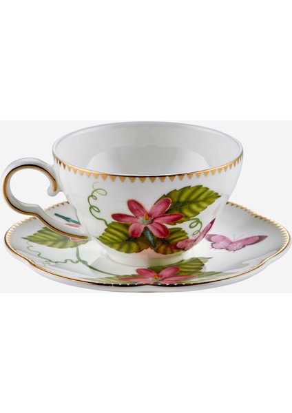 Laura Pembe Porselen Kahve Fincan Seti 120 ml fırsatları