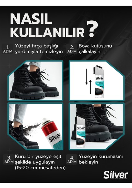 Süet Nubuk Yenileyici Sprey Boya 200 ml indirimleri