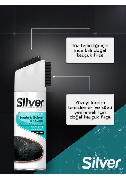 Süet Nubuk Yenileyici Sprey Boya 200 ml