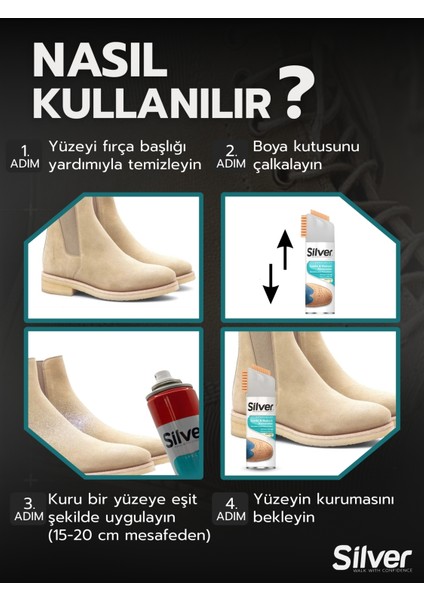 Süet Nubuk Yenileyici Sprey Boya 200 ml indirimleri