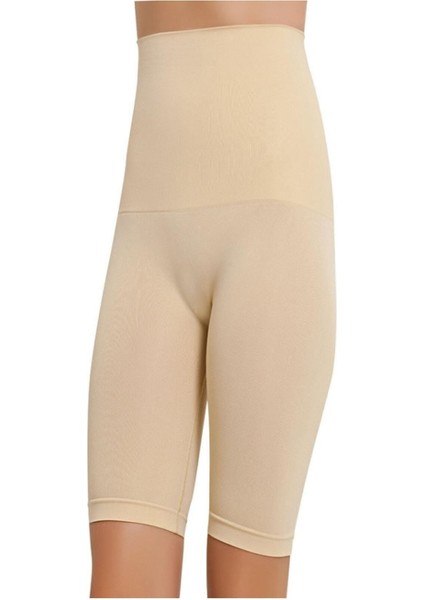 Kadın Yüksek Bel Uzun Paçalı Göbek Basen Korsesi