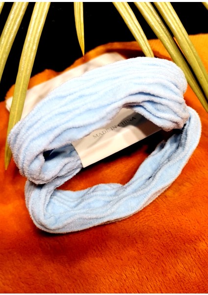 Mavi Lüks Figürlü Ikili Lastik Toka