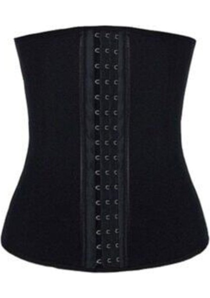 Kadın Siyah Agraflı Bel Korse Sıkılaştırıcı
