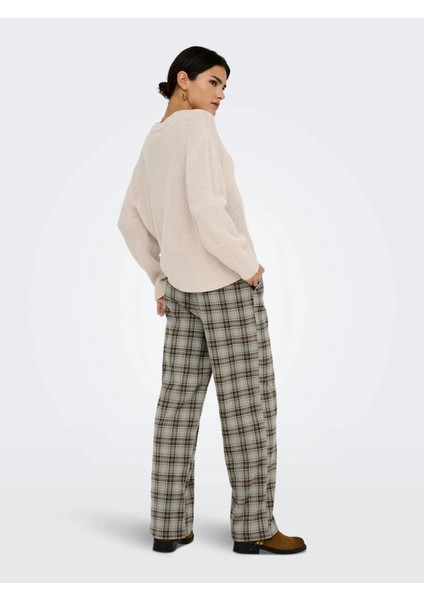 15361110 0 Yaka Kadin Triko - Bej fırsatları