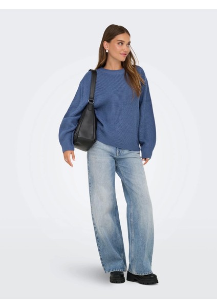 15361110 0 Yaka Kadin Triko - Indigo modelleri