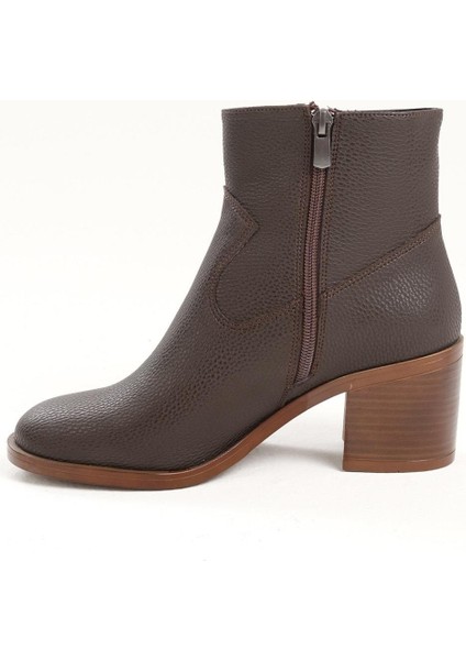 Kahverengi Ikisi Bir Arada Tak Çıkar Özellikli Kalın Topuklu Çizme/bot modelleri